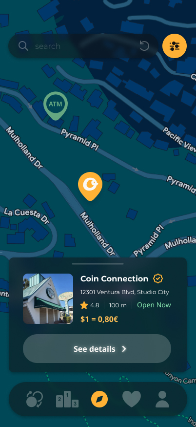 Swoopp app screen