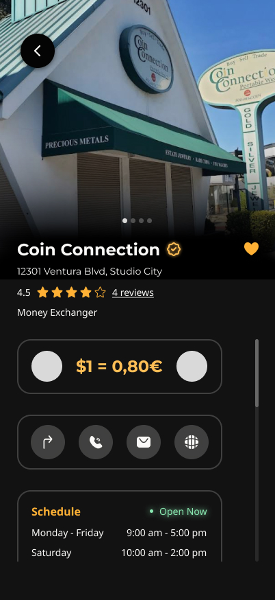 Swoopp app screen